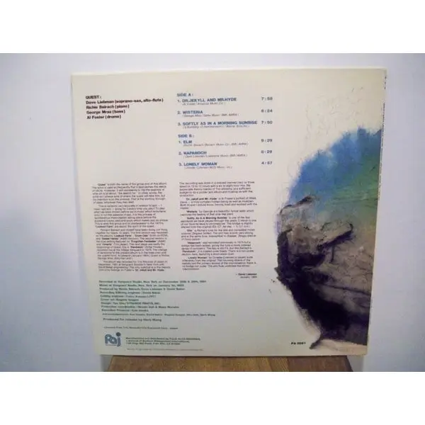 Quest − Dave Liebman, Richie Beirach, George Mraz, Al Foster - Quest Vinyl LP (LP Record, Album) - NM/NM - Classical33.co.uk