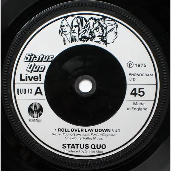 Status Quo - Live! 7 Inch Vinyl Single (7 Inch Record, EP) - VG+/VG+ - Classical33.co.uk
