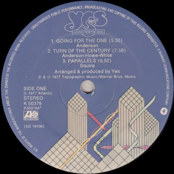 Yes - Going For The One Vinyl LP (LP Record, Album, Trifold) - VG+/VG+ - Classical33.co.uk