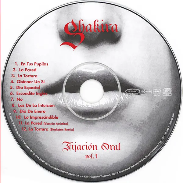 Shakira - Oral Fixation Volumes 1 and 2 (CD, Album + CD, Album + DVD-V) - VG+/VG+ - Classical33.co.uk