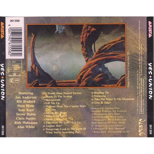 Yes - Union (CD, Album) - NM/NM - Classical33.co.uk