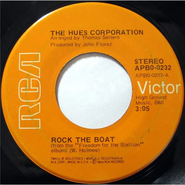 Hues Corporation, The - Rock The Boat - All City Records