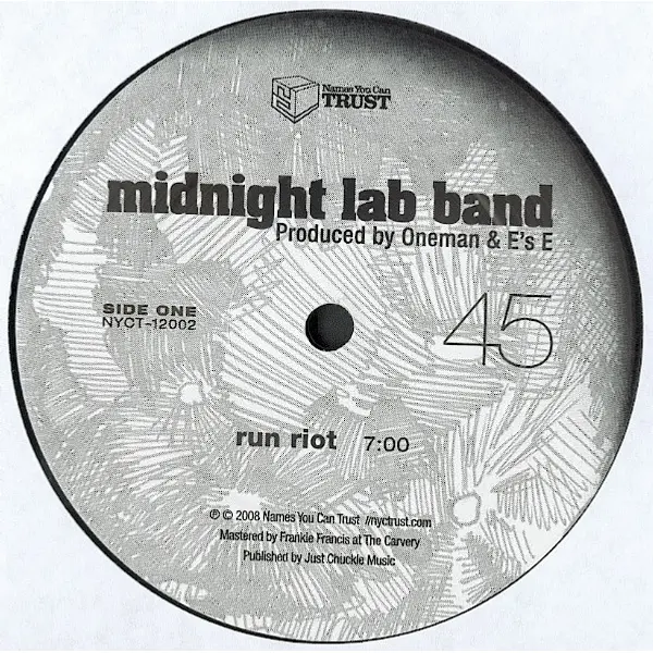 Midnight Lab Band - Run Riot - All City Records