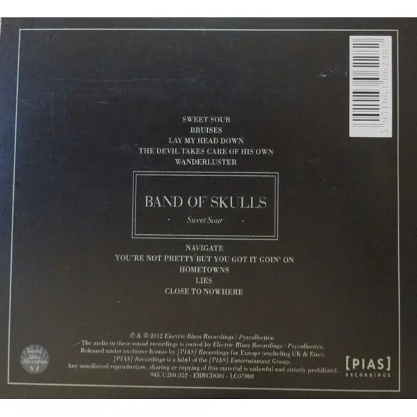 Band Of Skulls - Sweet Sour (CD, Album) - NM/NM - Classical33.co.uk