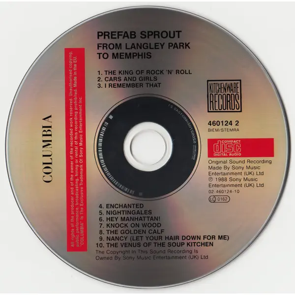 Prefab Sprout - From Langley Park To Memphis / Jordan: The Comeback (CD, Album, Fro + CD, Album) - NM/NM - Classical33.co.uk