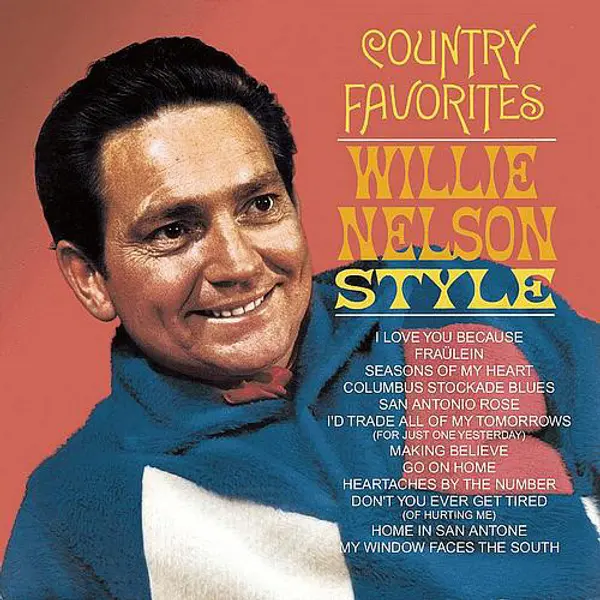 Willie Nelson - Country Favorites - Willie Nelson Style Vinyl LP (LP Record) - NM/VG+ - Classical33.co.uk