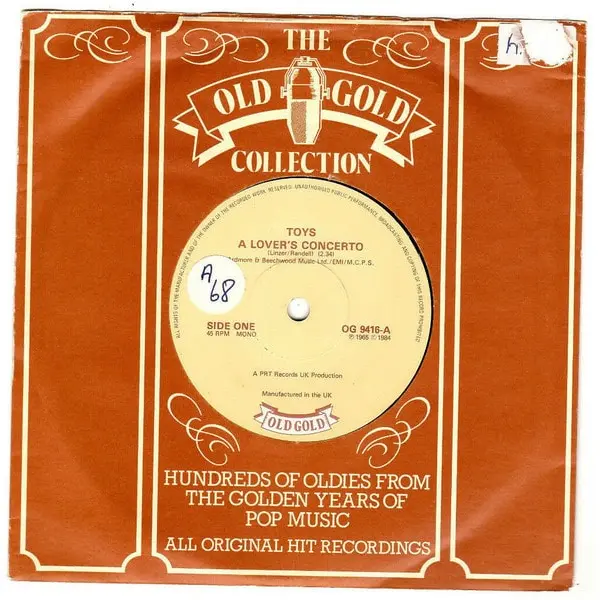 The Toys / Norma Tanega - A Lover's Concerto / Walking My Cat Named Dog 7 Inch Vinyl Single (7 Inch Record, Mono) - VG+/Generic - Classical33.co.uk