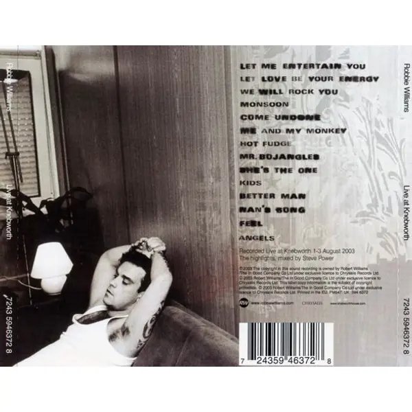 Robbie Williams - Live At Knebworth (CD, Album) - NM/NM - Classical33.co.uk