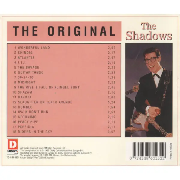 The Shadows - The Original (CD, Compilation) - NM/NM - Classical33.co.uk
