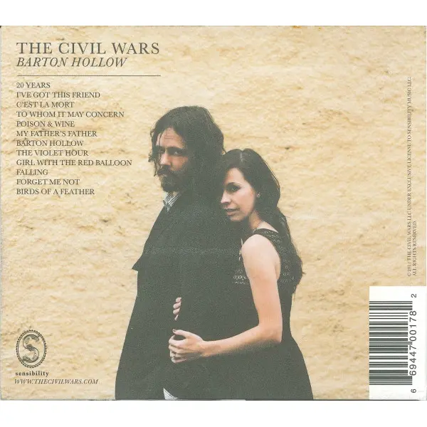 The Civil Wars - Barton Hollow (CD, Album) - NM/NM - Classical33.co.uk