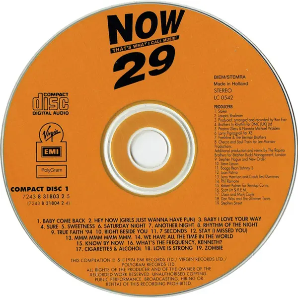 Now That's What I Call Music! 29 (2xCD, Album, Compilation) - VG/VG+ - Classical33.co.uk