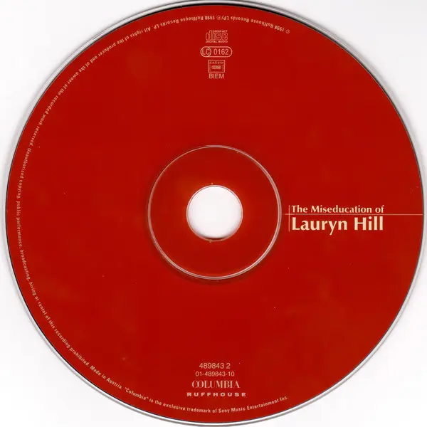 Lauryn Hill - The Miseducation Of Lauryn Hill (CD, Album) - VG+/NM - Classical33.co.uk