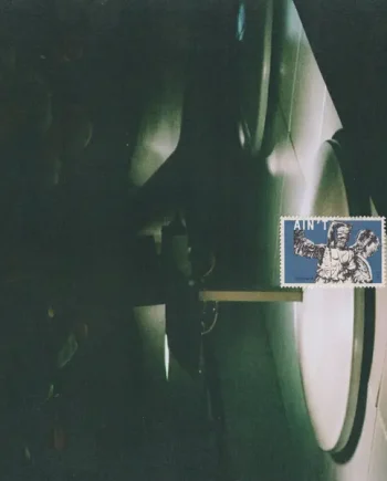AIN’T - HOW THEY FAKED THE MOON LANDING EP VINYL (SUPER LTD. 'DINKED' ED. DUCK EGG GREEN W/ *SIGNED* NUMBERED & DEBOSSED INSERT + AIN’T WOVEN PATCH)
