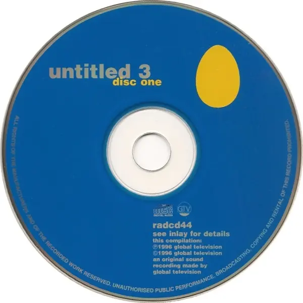 Untitled 3 (2xCD, Compilation) - VG+/VG+ - Classical33.co.uk