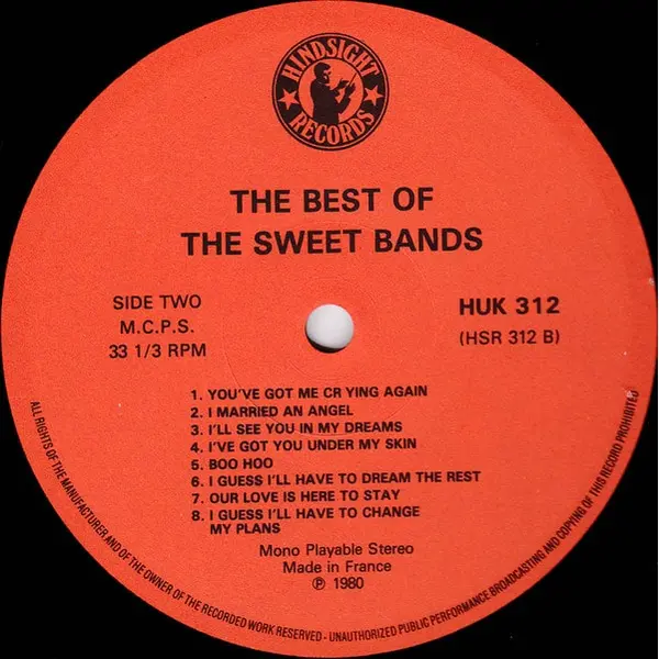The Best Of The Sweet Bands Vinyl Record (LP Record) - NM/No Cover - Classical33.co.uk