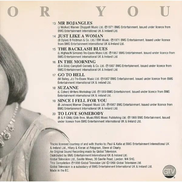 Nina Simone - Blue For You - The Very Best Of Nina Simone (CD, Compilation) - NM/NM - Classical33.co.uk