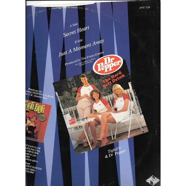 Tight Fit - Secret Heart 12 Inch Vinyl Single (12 Inch Record) - VG+/VG+ - Classical33.co.uk