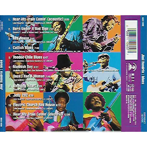 Jimi Hendrix - Blues (CD, Compilation) - VG+/VG+ - Classical33.co.uk