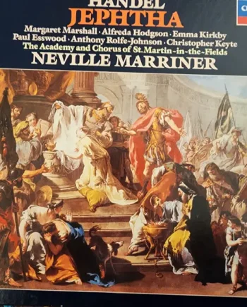 Georg Friedrich Händel, Margaret Marshall, Alfreda Hodgson, Emma Kirkby, Paul Esswood, Anthony Rolfe Johnson, Christopher Keyte, The Academy Of St. Martin-in-the-Fields, Sir Neville Marriner - Jephtha Vinyl LP (Box + 3xLP Record) - NM/VG+ - Classical33.co.uk