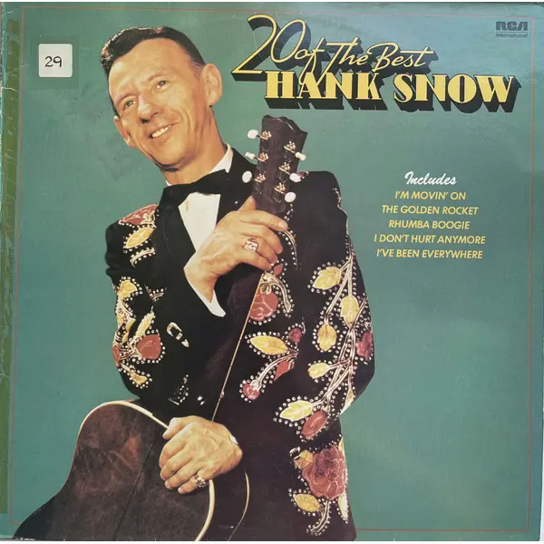 Hank Snow – 20 Of The Best | VinylSelector.com