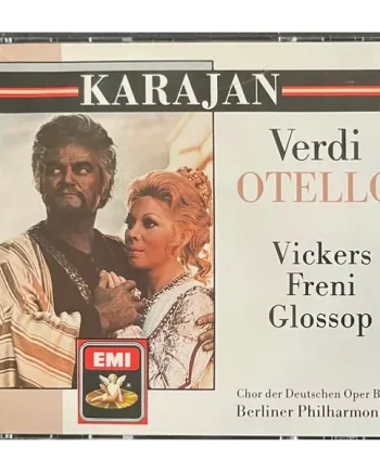 Karajan - Verdi - Vickers, Freni, Glossop, Chor der Deutschen Oper Berlin, Berliner Philharmoniker - Otello (2xCD, Album) - NM/NM - Classical33.co.uk