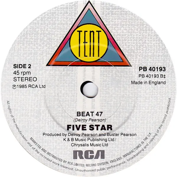 5 Star - Let Me Be The One 7 Inch Vinyl Single (7 Inch Record) - NM/NM - Classical33.co.uk