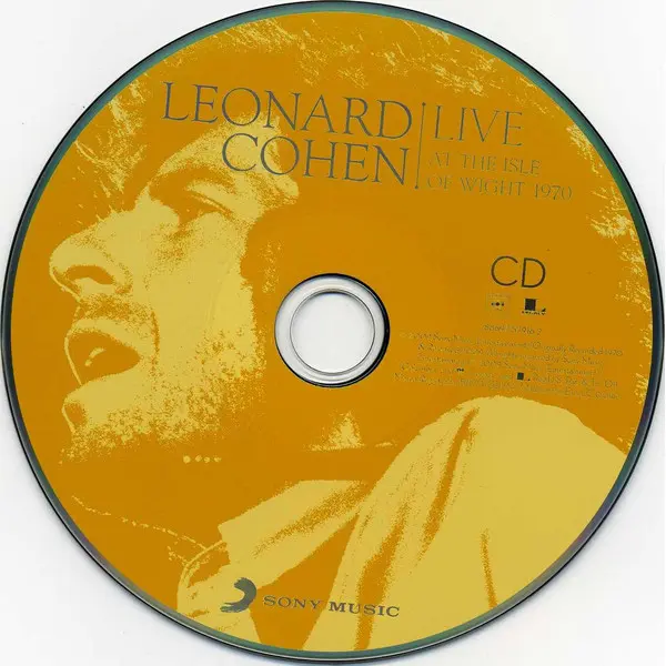 Leonard Cohen - Live At The Isle Of Wight 1970 (CD, Album + DVD-V, Copy Prot., NTSC, Digipak) - NM/NM - Classical33.co.uk