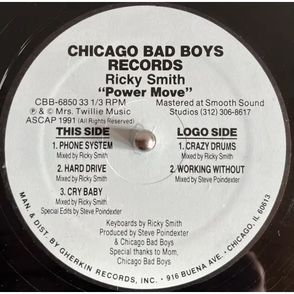 Ricky Smith - Power Move - All City Records
