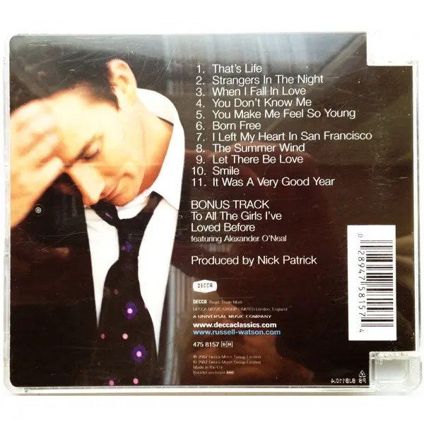 Russell Watson - That's Life (CD, Album) - NM/VG+ - Classical33.co.uk