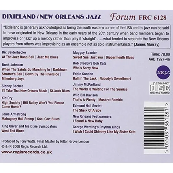 Dixieland New Orleans (CD, Compilation) - NM/NM - Classical33.co.uk