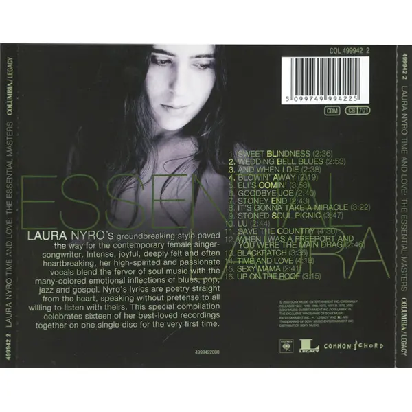 Laura Nyro - Time And Love: The Essential Masters (CD, Compilation) - NM/NM - Classical33.co.uk