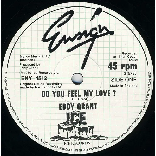 Eddy Grant - Do You Feel My Love? - All City Records