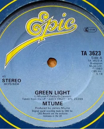 Mtume - Green Light 12 Inch Vinyl Single (12 Inch Record) - VG+/VG+ - Classical33.co.uk