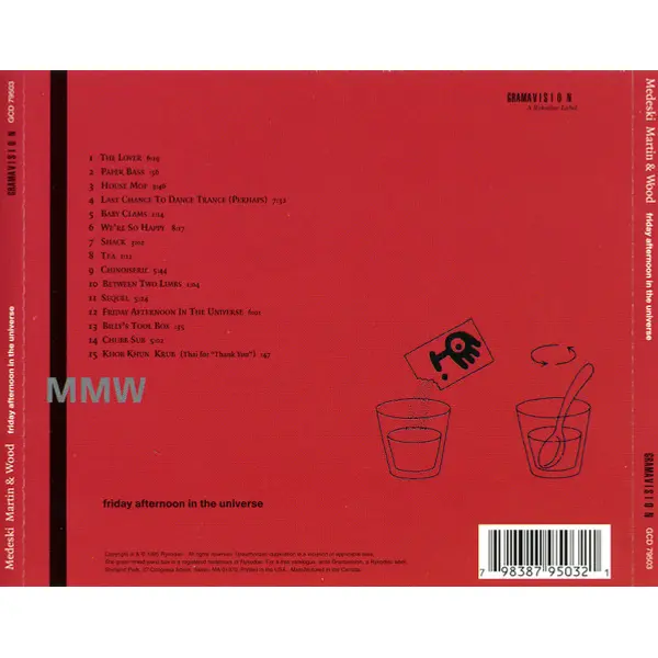 Medeski Martin and Wood - Friday Afternoon In The Universe (CD, Album) - NM/NM - Classical33.co.uk