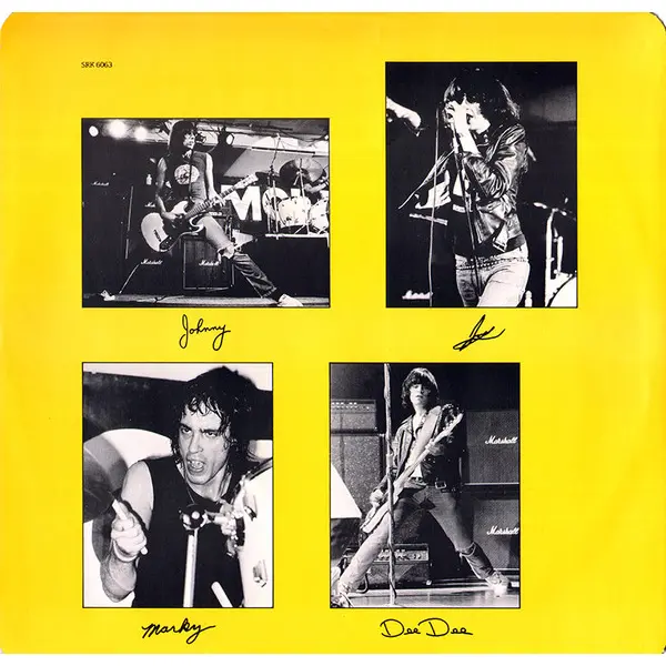 Ramones - Road To Ruin Vinyl LP (LP Record, Album, Yellow Vinyl) - NM/VG+ - Classical33.co.uk