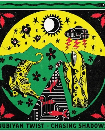NUBIYAN TWIST - CHASING SHADOWS VINYL (SUPER LTD. ED. YELLOW W/ *SIGNED* PRINT)