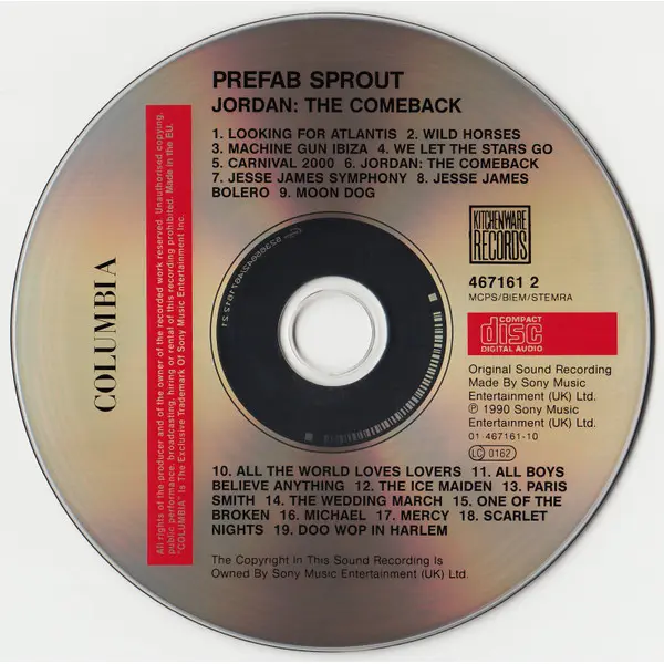 Prefab Sprout - From Langley Park To Memphis / Jordan: The Comeback (CD, Album, Fro + CD, Album) - NM/NM - Classical33.co.uk