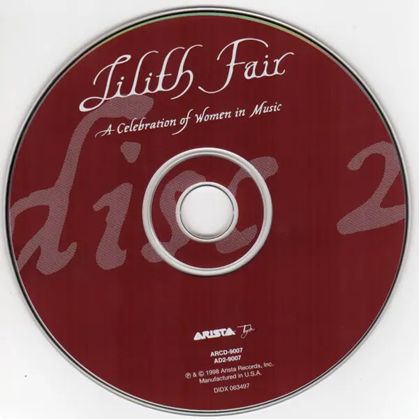 Lilith Fair (A Celebration Of Women In Music) (2xCD, Album) - NM/NM - Classical33.co.uk