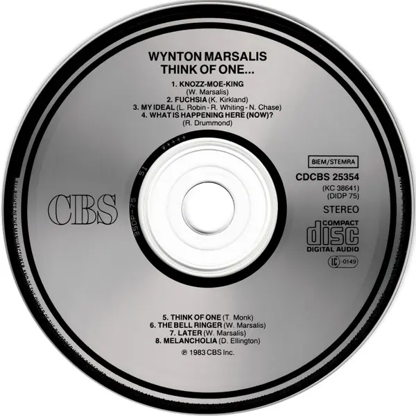 Wynton Marsalis - Think Of One (CD, Album) - VG+/NM - Classical33.co.uk