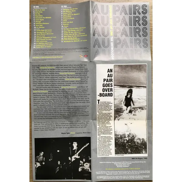 Au Pairs - Stepping Out Of Line (The Anthology) (CD, Album + CD, Album + Compilation) - NM/NM - Classical33.co.uk