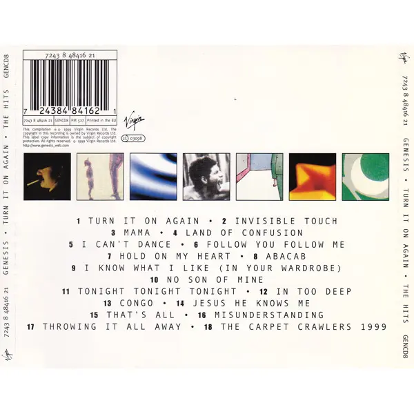 Genesis - Turn It On Again (The Hits) (CD, Compilation) - VG+/NM - Classical33.co.uk