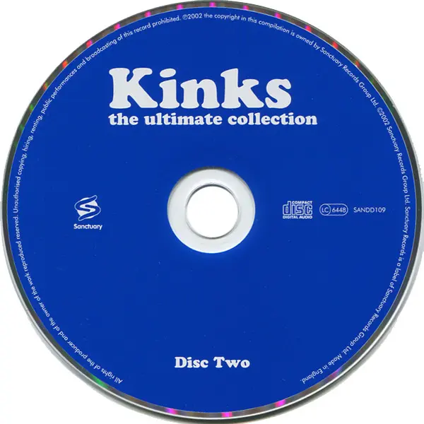 Kinks - The Ultimate Collection (2xCD, Compilation) - NM/NM - Classical33.co.uk