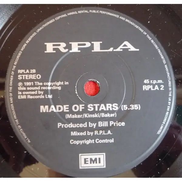 RPLA - City Of Angels 7 Inch Vinyl Single (7 Inch Record) - VG+/VG+ - Classical33.co.uk