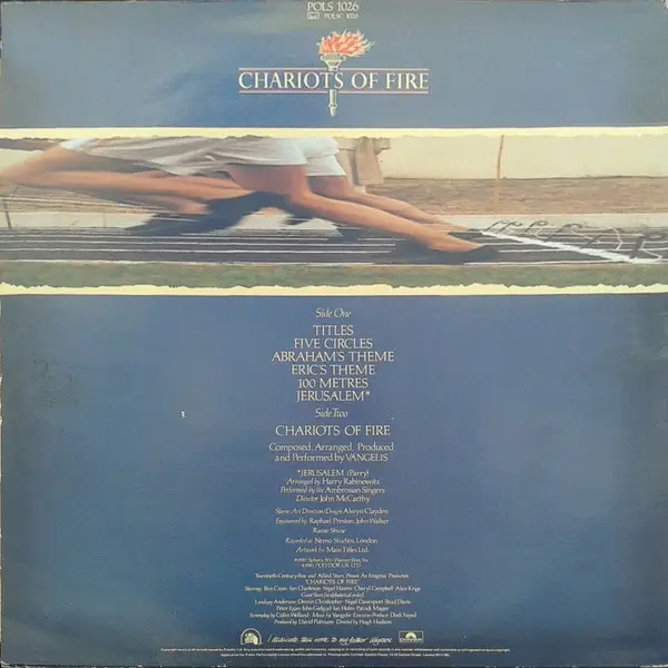 Vangelis - Chariots Of Fire Vinyl LP (LP Record, Album) - NM/VG+ - Classical33.co.uk