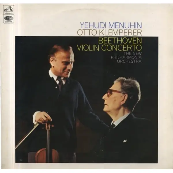 Yehudi Menuhin, Otto Klemperer, Beethoven, The New Philharmonia Orchestra - Violin Concerto In D (Op. 61) Vinyl LP (LP Record) - VG+/VG+ - Classical33.co.uk