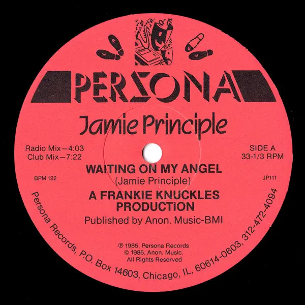 Jamie Principle - Waiting On My Angel - All City Records