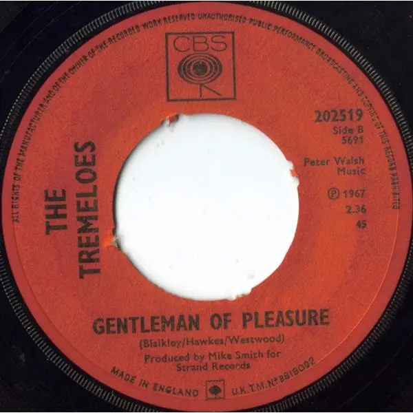 The Tremeloes - Here Comes My Baby 7 Inch Vinyl Single (7 Inch Vinyl Record) - VG+/VG+ - Classical33.co.uk