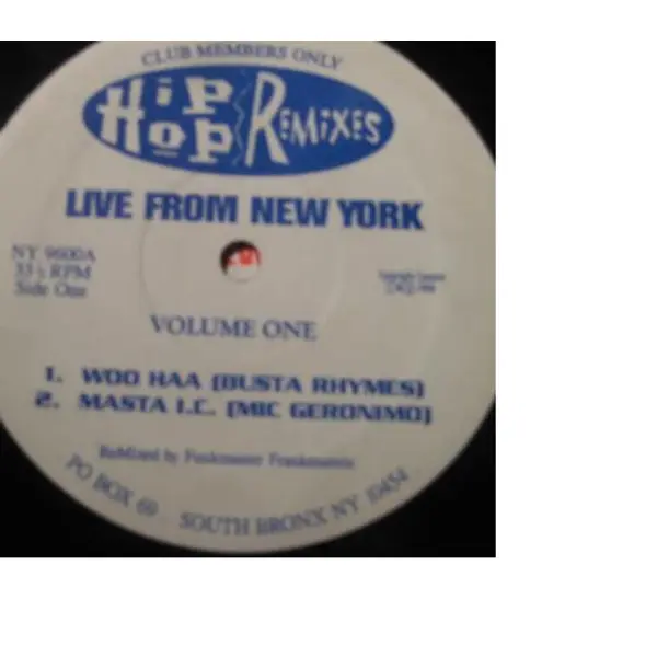 Various - Live From New York Volume One (The Frankenstein Remix Album) - All City Records