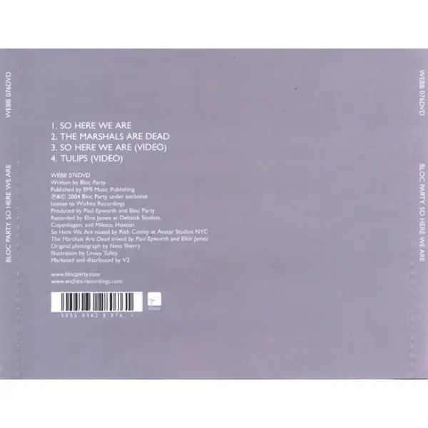 Bloc Party - So Here We Are (DVD-V, Single, PAL) - NM/NM - Classical33.co.uk