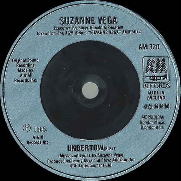 Suzanne Vega - Left Of Center 7 Inch Vinyl Single (7 Inch Record) - NM/VG+ - Classical33.co.uk